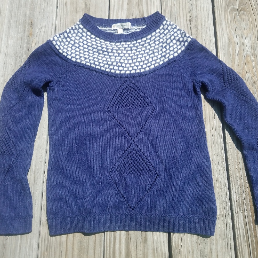 NWOT Tucker+Tate Kids Sweater Trendy Blue Sz 10/12